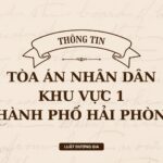 Địa chỉ và số điện thoại TAND Khu vực 1 TP Hải Phòng