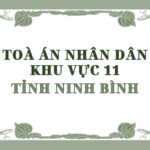 Địa chỉ và số điện thoại TAND Khu vực 11 tỉnh Ninh Bình