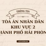 Địa chỉ và số điện thoại TAND Khu vực 2 TP Hải Phòng