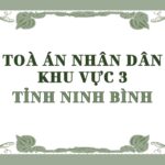 Địa chỉ và số điện thoại TAND Khu vực 3 tỉnh Ninh Bình
