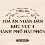 Địa chỉ và số điện thoại TAND Khu vực 4 TP Hải Phòng