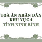 Địa chỉ và số điện thoại TAND Khu vực 4 tỉnh Ninh Bình