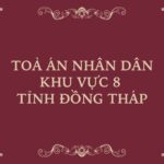 Địa chỉ và số điện thoại TAND Khu vực 8 tỉnh Đồng Tháp