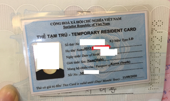 Điều kiện và thủ tục xin cấp thẻ tạm trú cho người nước ngoài