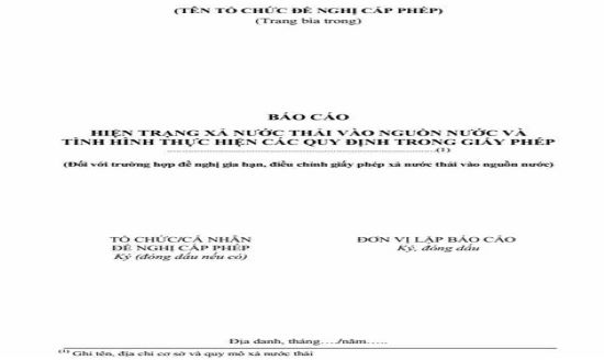 Mau-bao-cao-tinh-hinh-hoat-dong-xa-nuoc-thai-vao-nguon-nuoc