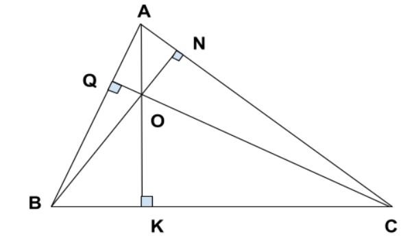 Làm thế nào để tính độ dài đường cao của tam giác tù?