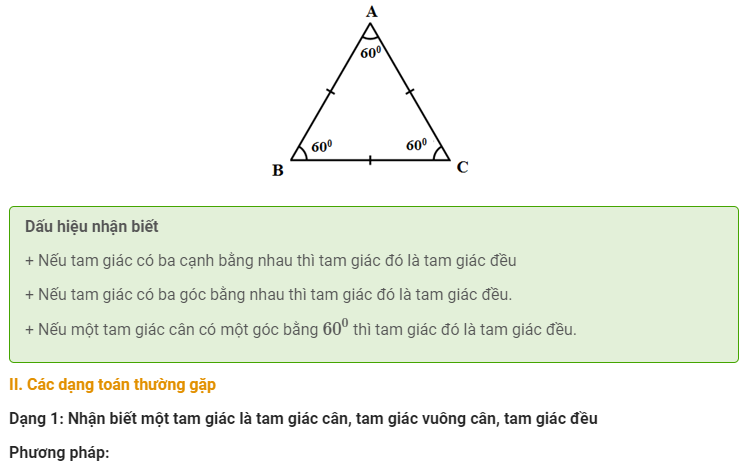 Tam giác cân là gì? Các cách chứng minh tam giác cân?