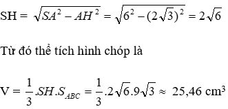 Trắc nghiệm Hình chóp đều và hình chóp cụt đều có đáp án