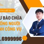 Dịch vụ Luật sư bào chữa tội chống người thi hành công vụ