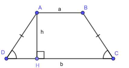 công thức tính diện tích hình thang