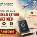 Dịch vụ xin xác nhận nguồn gốc Việt Nam cho Việt kiều
