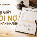 Mẫu giấy đòi nợ cá nhân nhanh, chuẩn và hiệu quả