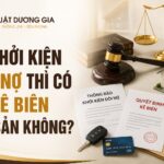 Bị khởi kiện đòi nợ thì có bị kê biên tài sản không?