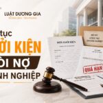 Hướng dẫn thủ tục khởi kiện đòi nợ doanh nghiệp