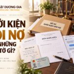 Khởi kiện đòi nợ cần những giấy tờ và chứng cứ gì?
