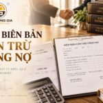 Mẫu biên bản cấn trừ công nợ, bù trừ công nợ mới nhất