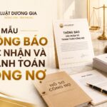 Mẫu thông báo công nợ gửi khách hàng doanh nghiệp