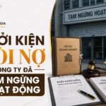 Cách khởi kiện đòi nợ công ty đã tạm ngừng hoạt động