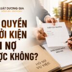 Ủy quyền cho người khác khởi kiện đòi nợ được không?